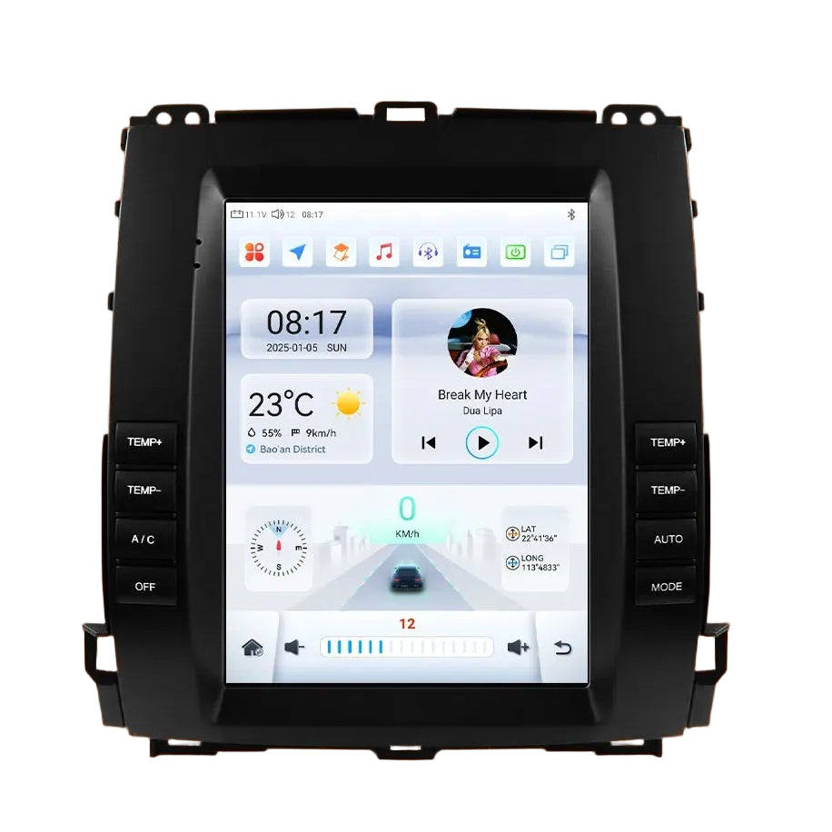 Autoradio – Multimedia Speler – Carplay Systeem – Android Auto Radio – 2-DIN – 9,7 Inch Touchscreen – Android 13 OS – 360 Graden Camera Ondersteuning