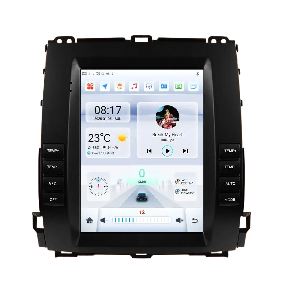 Multimedia Autoradio – Navigatiesysteem – GPS Stereo – Touchscreen Radio – 360° Camera Support – 9.7 Inch Scherm – Android 13 Systeem