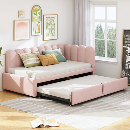 Metalen Eenpersoonsbed – Stalen Bed – IJzeren Bedframe – Kinderbed – Eenpersoonsbed 90x200 cm – Veiligheidshek Met Raampjes – Trap Met Opbergruimte – Zonder Matras