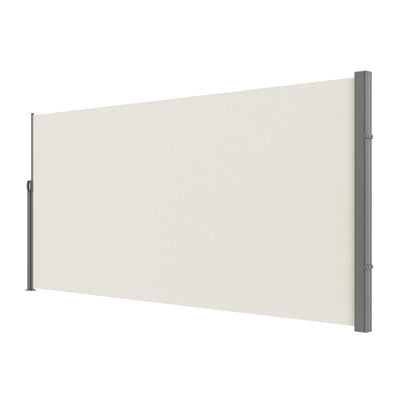 Windscreen - Side Screen - Retractable Side Screen for Outdoor - Waterproof - Polyester - Privacy Screen - PU coating - UV 30+ Sun Protection - Windscreen and Room Divider - 200X300cm - Yellowish