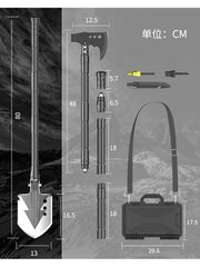 Buiten kampeerschep - Compact - Draagbaar en Betrouwbaar voor Kamperen - Wandelen - Trekken en Overlevingsavonturen - QUORE