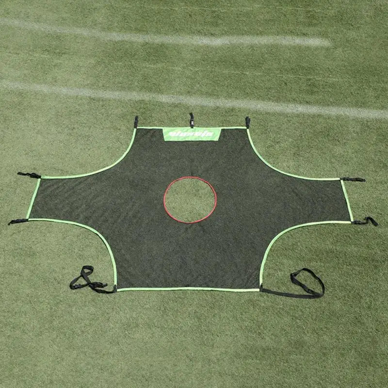 Doelwand - 3 gaten - verwijderbaar - gatendoek voor op doel - voetbalspullen - voetbal trainingsmateriaal - QUORE