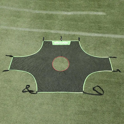 Doelwand - 3 gaten - verwijderbaar - gatendoek voor op doel - voetbalspullen - voetbal trainingsmateriaal - QUORE