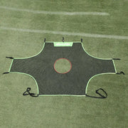 Doelwand - 3 gaten - verwijderbaar - gatendoek voor op doel - voetbalspullen - voetbal trainingsmateriaal - QUORE