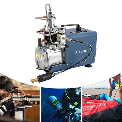 Hoge Druk Compressor – Luchtcompressor – Elektrische Pomp – Pneumatische Compressor – Industrie Compressor – 1.8 kW Motor – 300 Bar Druk