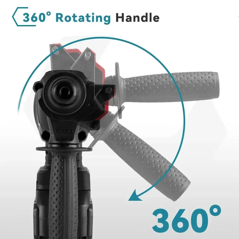 Hammer Drill - Impact Drill - Cordless Drill - Drill - Impact Drill - 26MM Brushless Electric Hammer - Without Battery Included