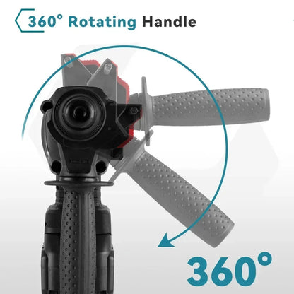 Hammer Drill - Impact Drill - Cordless Drill - Drill - Impact Drill - 26MM Brushless Electric Hammer - Without Battery Included