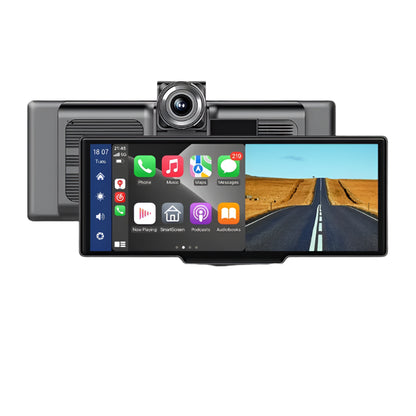 10.26” 4K Dual Dashcam Spiegel – Draadloze CarPlay & Android Auto – WiFi Achteruitrijcamera – Nachtvisie – Loop Recording – Zonder Geheugenkaart