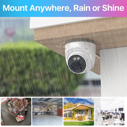 Beveiligingssysteem – Camerasysteem – CCTV Set – Surveillance Kit – Bewakingscamera's – 4MP 2.5K Resolutie – IP66 Waterdicht PoE Systeem