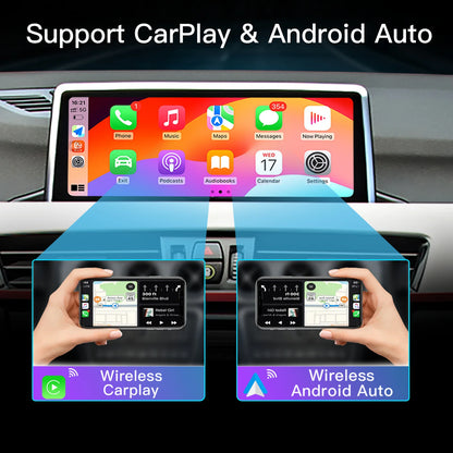 CarPlay Adapter – Draadloze CarPlay Dongle – Android Auto Interface – Auto Multimedia Systeem – BMW X1 F48 Upgrade – 10,25 Inch Touchscreen – Android 14 Besturingssysteem