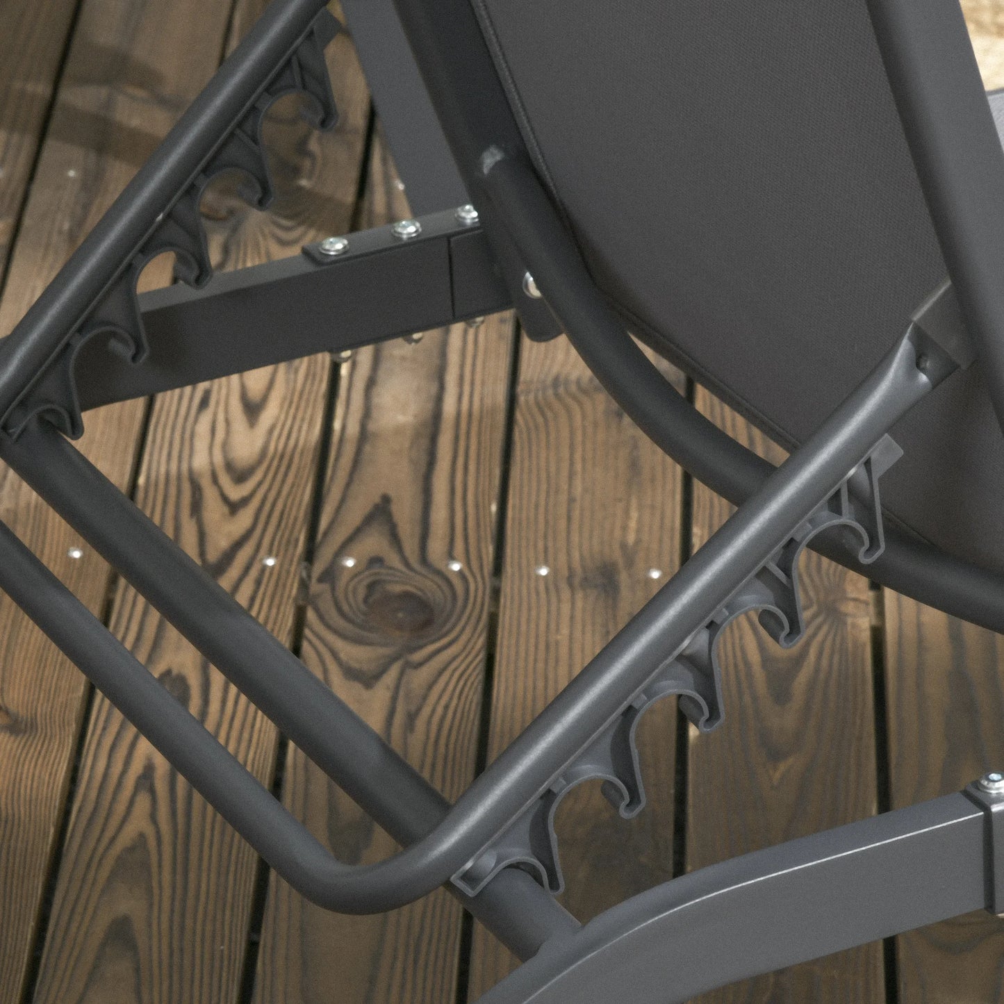 Ligbedden – Tuinligbedden – Verstelbare Ligstoelen – Buitenligbedden – Aluminium Frame – Ademend Mesh – Wieltjes - Blauw - QUORE
