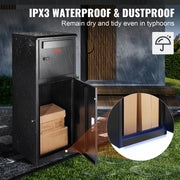 Brievenbus - Postbus - Brievenbussen - Brievenbus RVS - Staande Brievenbus Staal - Pakket Brievenbussen - 44 Inch - Muurgemonteerde Anti-diefstal Brievenbus - Waterdicht - voor Grote Opslag Buiten