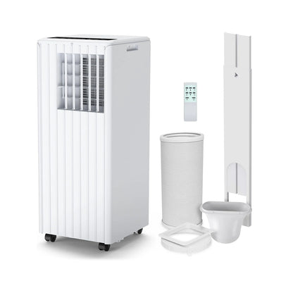 Mobiele Airconditioner – Airco – Luchtontvochtiger – Ventilator – Koeling – 9000 BTU – 30 Liter Ontvochtiging - Wit
