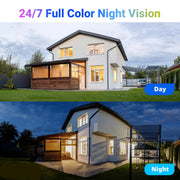 Beveiligingscamera - Beveiligingscamera Buiten - Buiten Camera met Nachtzicht - Buiten camera - Full Color Nachtzicht - IP66 Weerbestendig - 2.8mm Lens