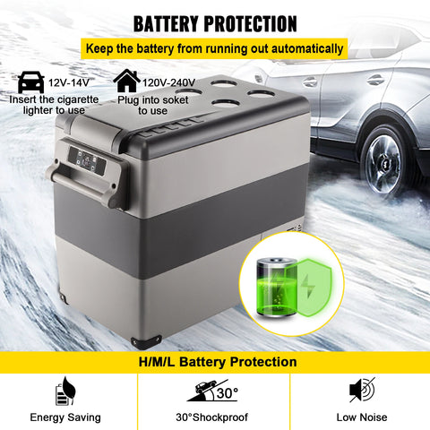 Koelkast - Minikoelkast voor Dranken - Minifridge - Minikoelkast Eten & Drinken - Minikoelkast - Koelkasten - 110-240V - Autokoelkast - 35L