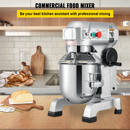 Keukenmixer – Elektrische Mixer – Deegkneder – Mixervoet – 10 Liter Kom – 450 Watt – 3 Snelheden