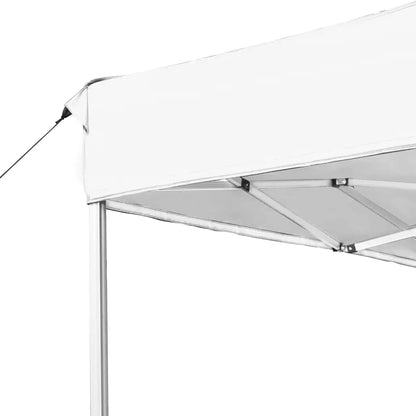 Tuinpaviljoen –  Partytent – Aluminium Vouwtent – Schaduwdoek – Markttent – Waterbestendig Dak – Lichtgewicht Frame – 3x3 Meter - Wit