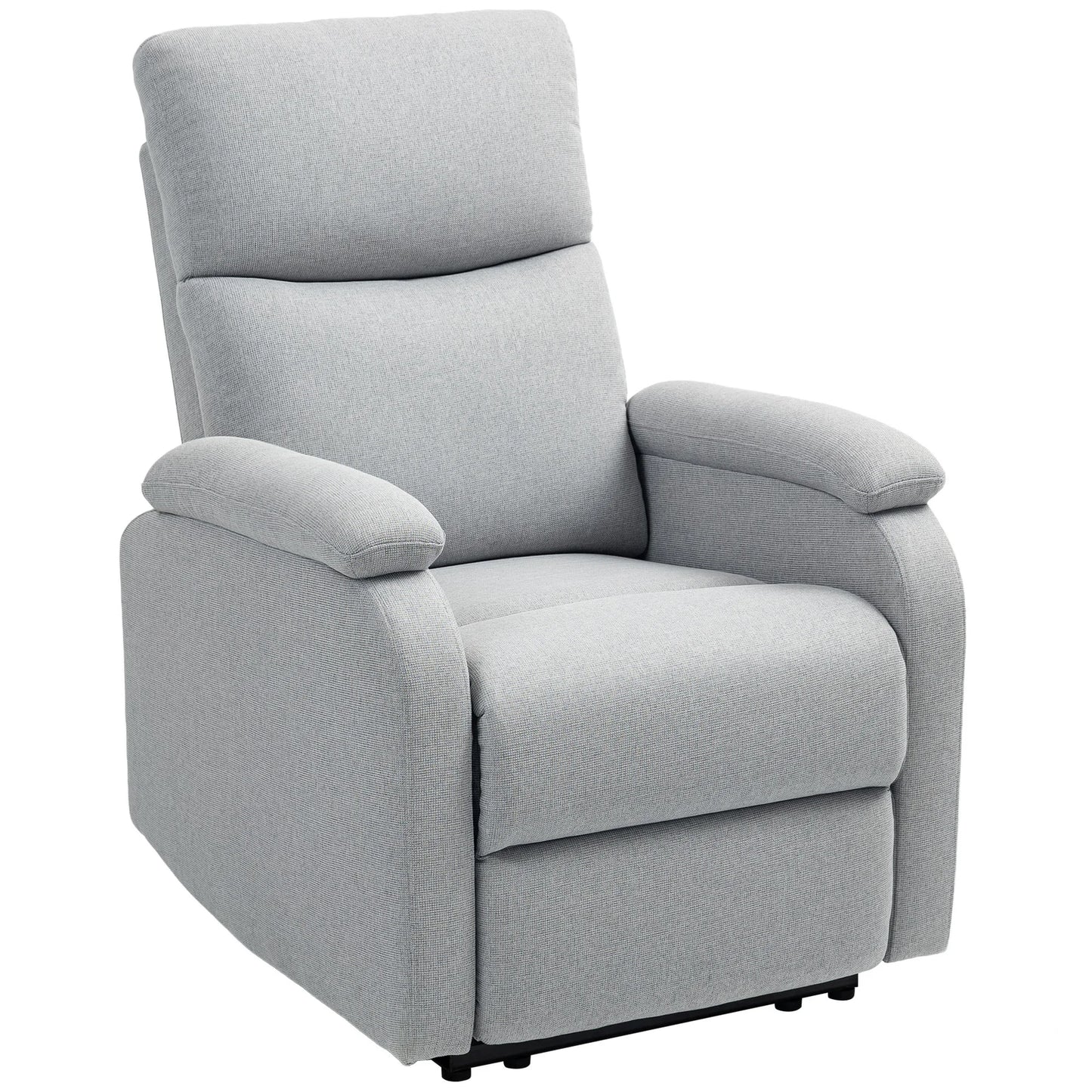 Relaxfauteuil – Relaxstoel – Zitzak – Fauteuil – Verstelbare Rugleuning – Linnenlook Bekleding – Comfortabele Schuimvulling