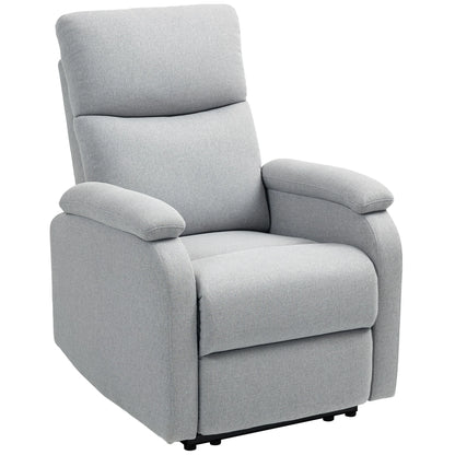 Relaxfauteuil – Relaxstoel – Zitzak – Fauteuil – Verstelbare Rugleuning – Linnenlook Bekleding – Comfortabele Schuimvulling