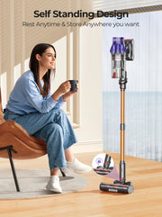 Cordless Stick Vacuum Cleaner - Cordless Vacuum Cleaner - Vacuum Cleaner - Stick Vacuum Cleaners - Vacuum Cleaner - 500W - with Dust Cup, Removable Battery