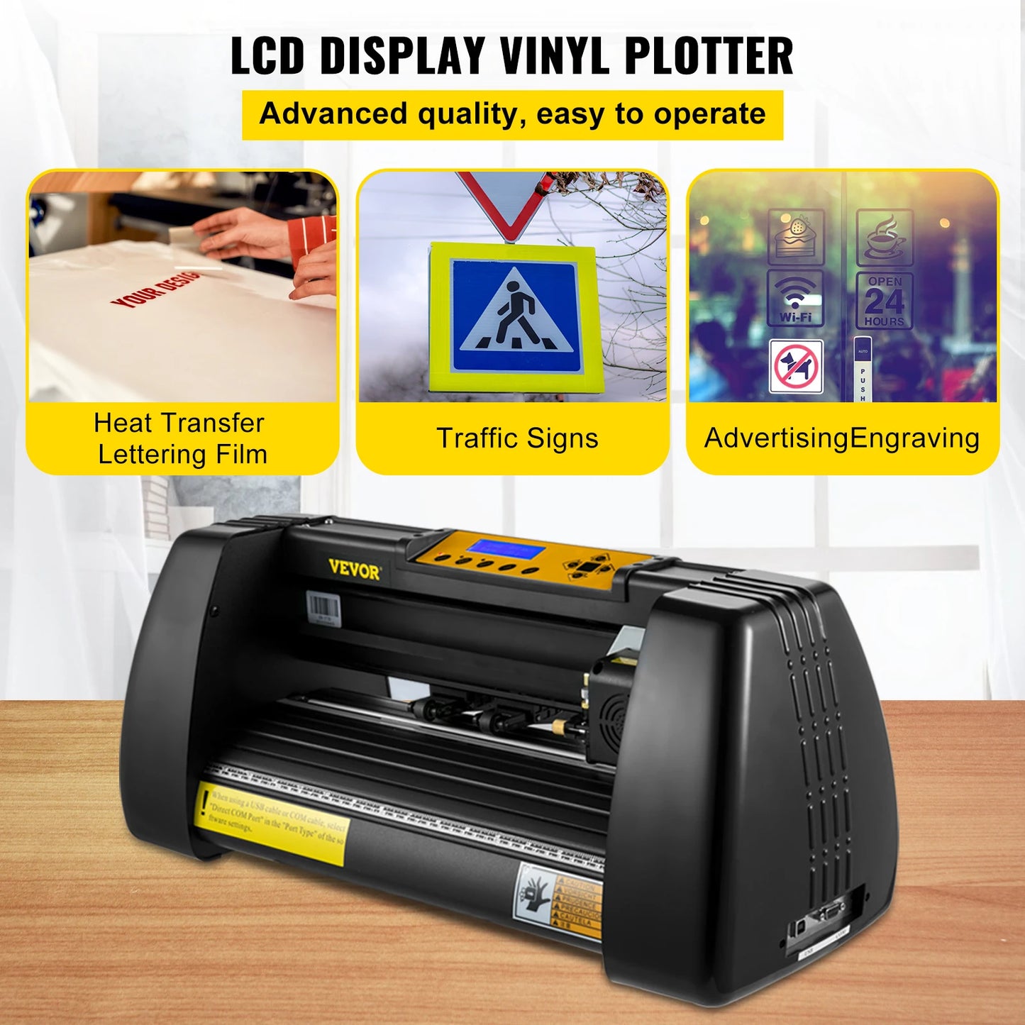 Vinyl Cutter – Snijplotter – Plotter – Stickersnijder – Vinylsnijder – 14 Inch Snijbreedte – Hoge Precisie & Digitale Controle