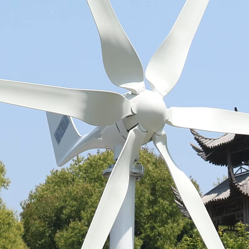 Windturbine - Windmolen - Windturbine Generator - Windenergie - Horizontale As - 3000W - 12V - Met vrije controle - 6 Messen - Stille en Efficiënte Energieoplossing - voor Thuisgebruik