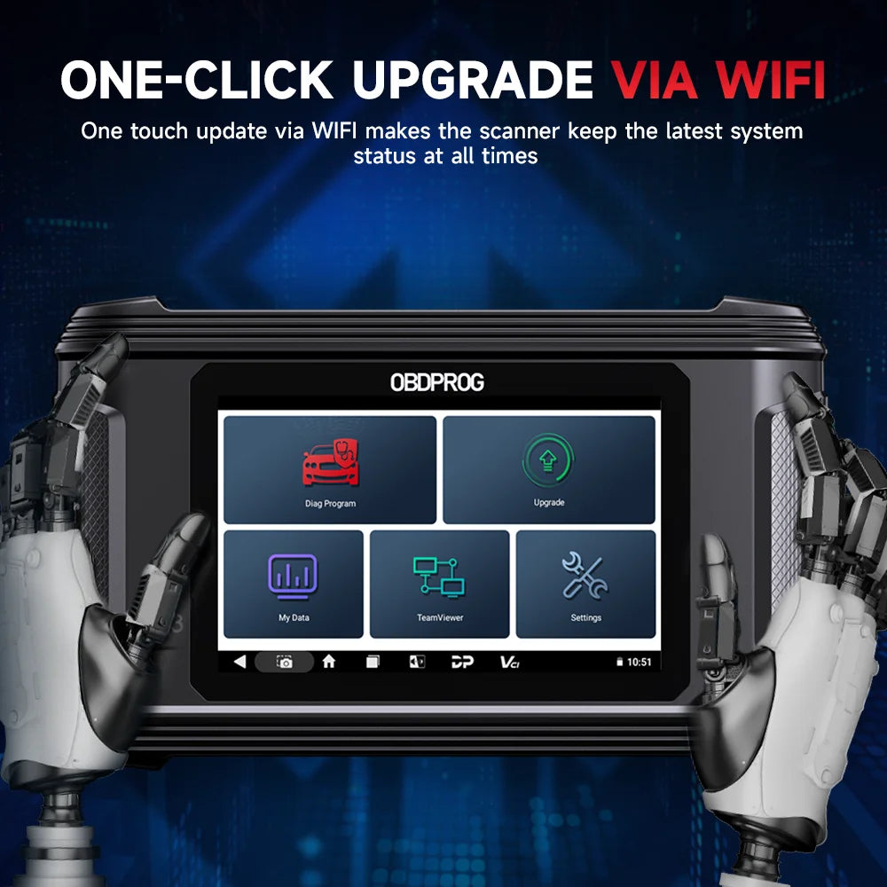 OBD2 Diagnostische Tool – Auto Scanner – Cluster Kalibratie – Olie Reset – Instrument Aanpassing – EU Versie – 5 Inch Touchscherm – 1 Jaar Gratis Updates