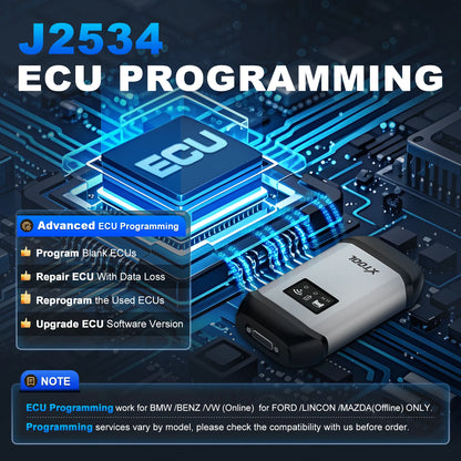 Diagnoseapparaat – Autoscan Tool – ECU Programmer – OBD2 Scanner – Foutcode Lezer – J2534 ECU Programmeren – Wifi Verbinding – Intelligente Topologiemap