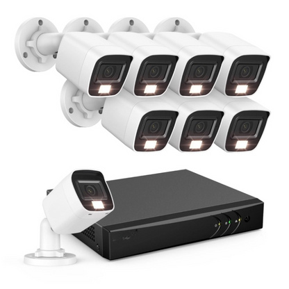 Bewakingscamera Set – Beveiligingscamera – CCTV Systeem – Video Surveillance – Camerabewaking – 8x 2MP HD Camera’s – 2TB Opslag DVR