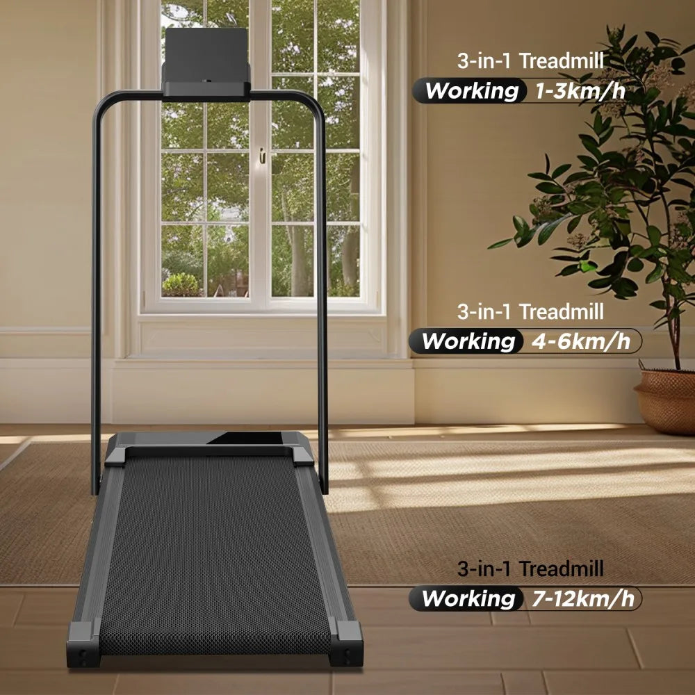 Wandelband – Loopband – Fitnessband – Desk Treadmill – Home Trainer – 9% Helling – Stil 2,5 HP Motor - QUORE