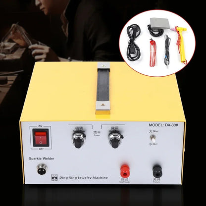 Spotlasser – Sieraden Lasmachine – Juwelierslasapparaat – Metaallasser – Puntsmid – 80A Vermogen – Compact En Draagbaar