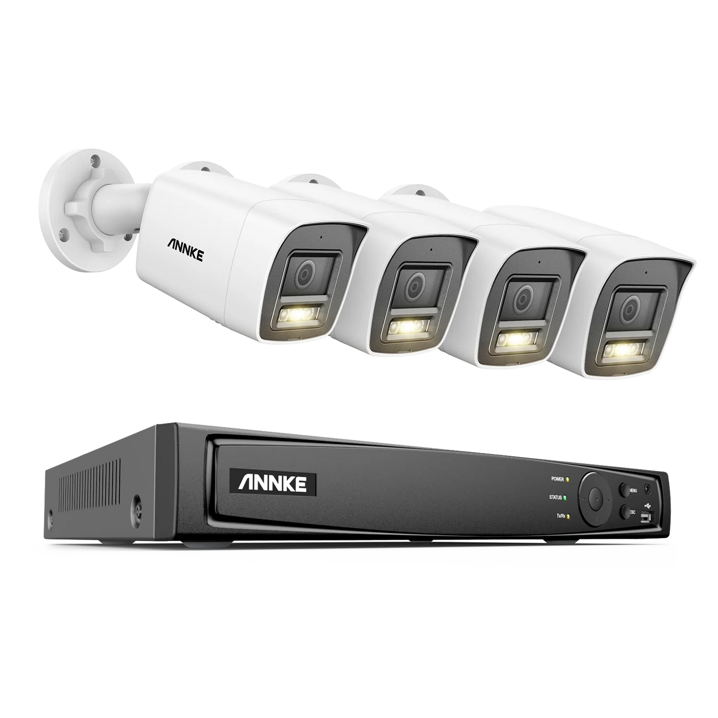 8-kanaals IP NVR Beveiligingssysteem – CCTV Camera Set – Surveillance Systeem – Bewakingscamera – Beveiligingscamera – 12MP Ultra HD Resolutie – IP67 Waterdichte Behuizing