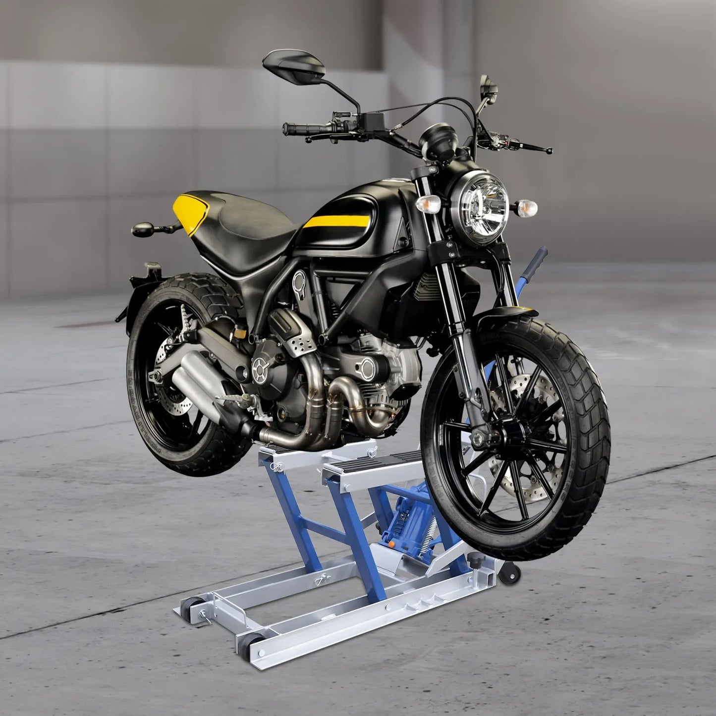Hydraulische Motorstandaard – Motorlift – Motorbok – Motorverhoger – Hydraulische Lift – Veilig En Stabiel – Belastbaar Tot 680 Kg