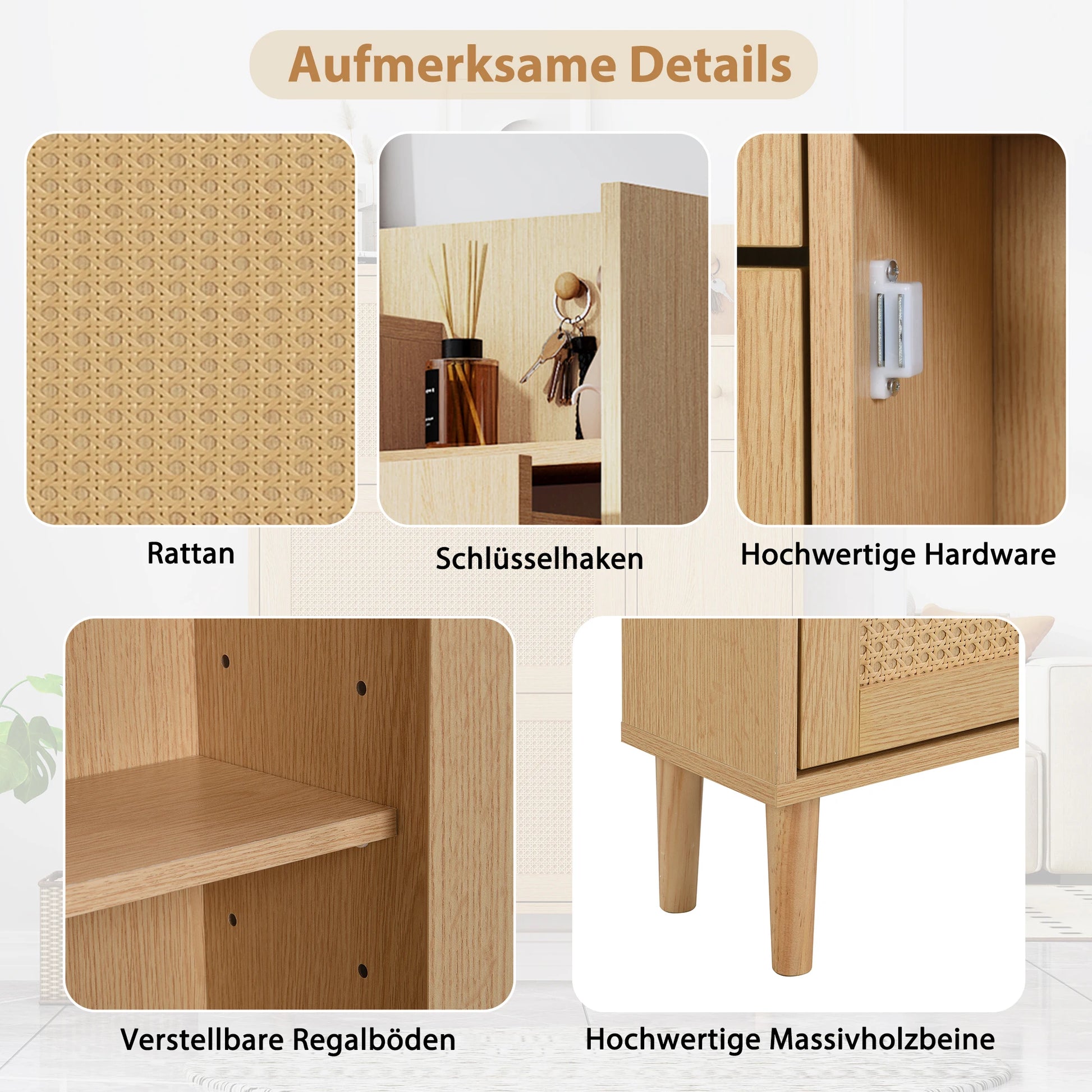 Schoenenkast – Schoenenopberger – Schoenenrek – Schoenenmeubel – Smal – MDF Materiaal – 125 Cm Hoogte - QUORE