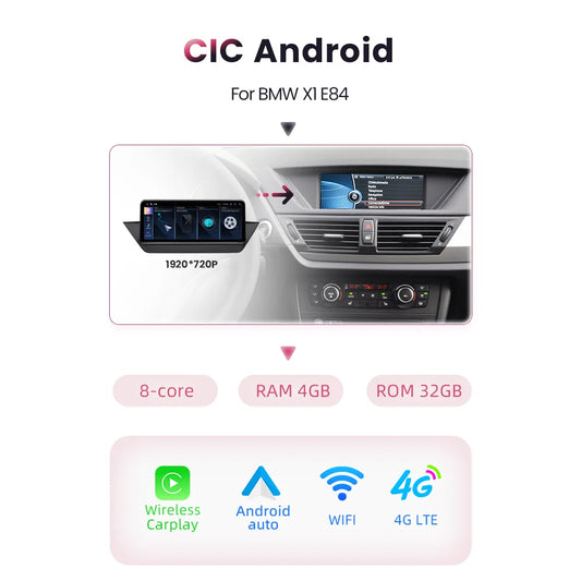 Multimedia Speler – Auto Radio – Navigatie Systeem – Touchscreen Headunit – Android Auto – Wireless CarPlay – 10,25 Inch IPS Display – 4x45W Versterker