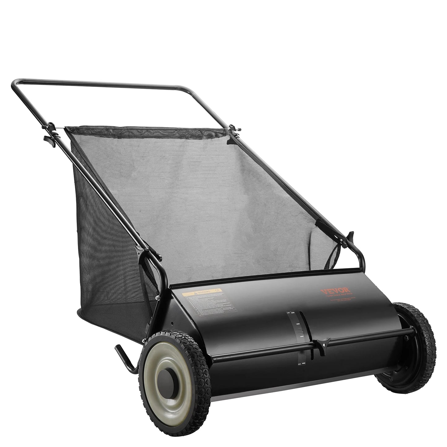 Tuinruimer – Bladverzamelaar – Handmatige - Gazonveger met Hopperzak - Heavy-duty – 26-inch - Grasverzamelaar - Zware Stalen Constructie - voor Tuinonderhoud