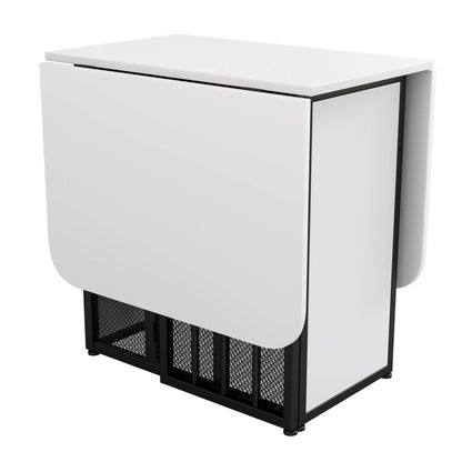 Eettafel – Eettafel Modern – Eettafel Compact – Praktische Eettafel – Stevige Constructie – Eenvoudige Montage - 160 x 70 x 75 cm - Wit
