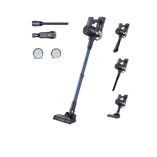 Cordless Stick Vacuum Cleaner - Stick Vacuum Cleaner - Vacuum Cleaner - Cordless Stick Vacuum Cleaner - Powerful Suction - 25KPa - 600ml - 5-stage filtration system - 2200mAh - Blue