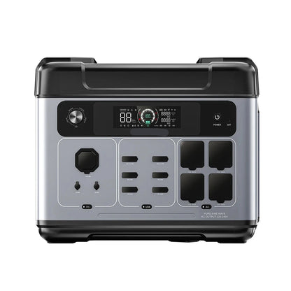 Powerstation – Draagbare Accu – Mobiele Energiebron – Noodstroom – Zonnepanelen Compatibel – 2048Wh Capaciteit – 2400W Vermogen