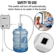Water Pumps - Water Dispenser - Small Water Pump - Electric Water Pump - High Flow Single Inlet Bottled Water Pump for Home Kitchen Office Bar Cafes