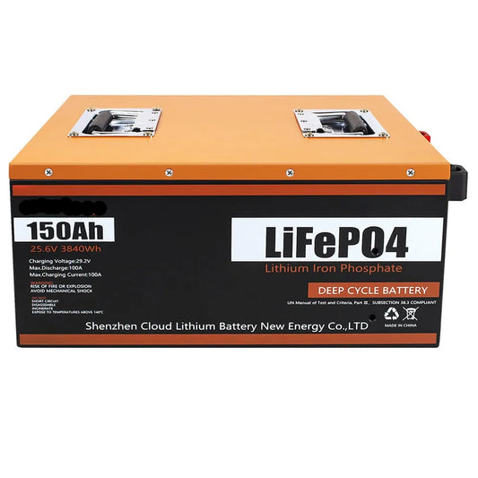LiFePO4 Accu – 24V Accu – 150Ah Batterij – Duurzame Energieopslag – Lichtgewicht – Langdurig – Waterbestendig