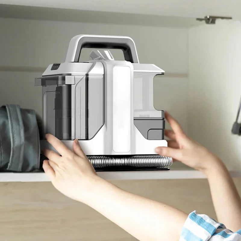Zetelreiniger - Stofzuiger - Vacuum Cleaner - Tapijtreiniger - Handheld - 450W - 11KPa - voor Diepe Reiniging van Tapijt en Meubels – Voor Sofa en Vlekverwijdering