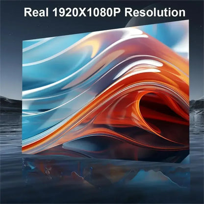 4K Android Projector – Mini Projector – Home Cinema Projector – Draagbare Beamer – Wifi Projector – Full HD 1080p Resolutie – Wifi 6 & Bluetooth 5.0 Connectivity