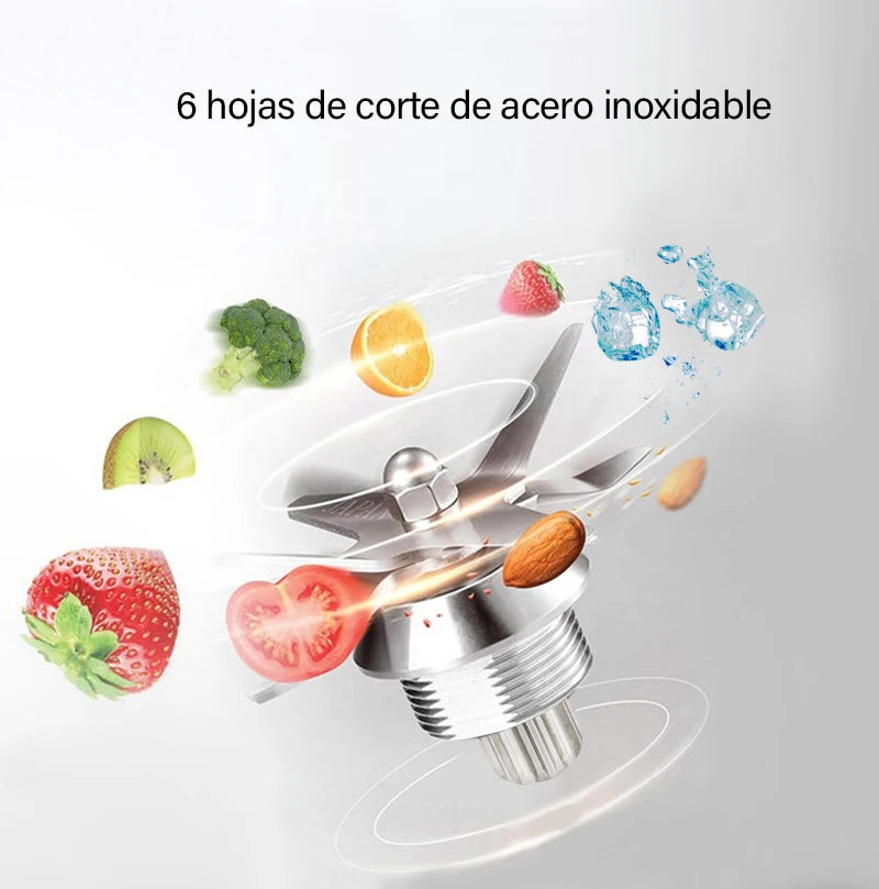 Biolomix - Multifunctionele Keukenmachine - 36000rpm - 240V - 2200W - 3HP Draagbare Juicer Blender - Persoonlijke Smoothie Mixer - Voedsel Chopper En Droge Molen - ABS - Titaangrijs