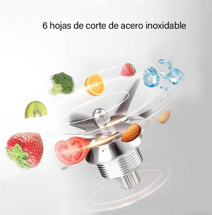 Biolomix - Multifunctionele Keukenmachine - 36000rpm - 240V - 2200W - 3HP Draagbare Juicer Blender - Persoonlijke Smoothie Mixer - Voedsel Chopper En Droge Molen - ABS - Titaangrijs