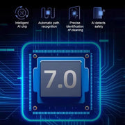 Robot Raamwisser - YW509 - 2 weg watersproeier - Sterk vacuüm - Randloze werken - QUORE