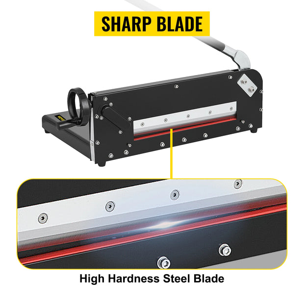 Papiersnijder - Papiersnijmachine - Papierversnipperaar - Snijplotter - A4 12” Handmatige Papiersnijder - Zwaar Gebruik - 300 Vellen Die Cutters Gebruik - voor Thuis Kantoor Laboratorium Commercieel