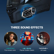 Motorfietsintercom - Helmintercom - MotorfietshelmHeadset - Bluetooth Helmintercom - Helm - Motorfietsaccessoires - 2PCs - 4 Riders