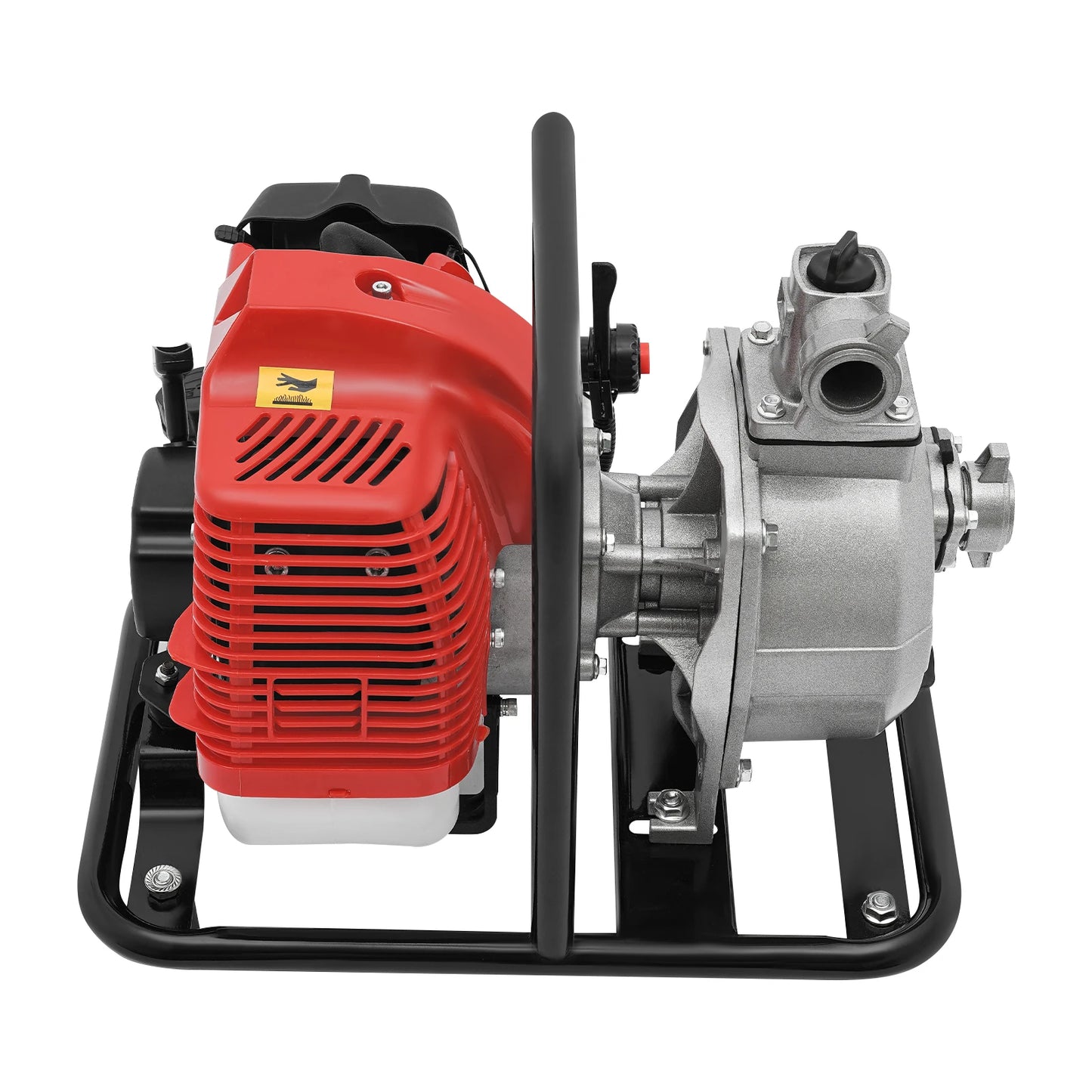Waterpomp - Vijverpomp - Duurzame Zonne Pomp - Tuinpomp - 1.25KW Vermogen - 2-Takt Motor - 98.43ft Lift & 35.66Gal/Min - Benzine - Doorstroom – Corrosiebestendig Carbonstaal
