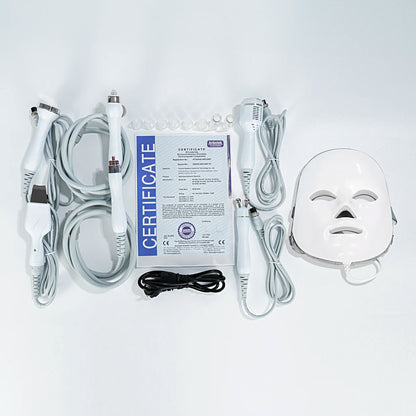 7-in-1 Gezichtsverzorgingsmachine – Gezichtsreiniger – Huidverzorgingsapparaat – Spa Aparaat – Hydraterend – Ultrasone Technologie – Kalmerende Koude Hamer